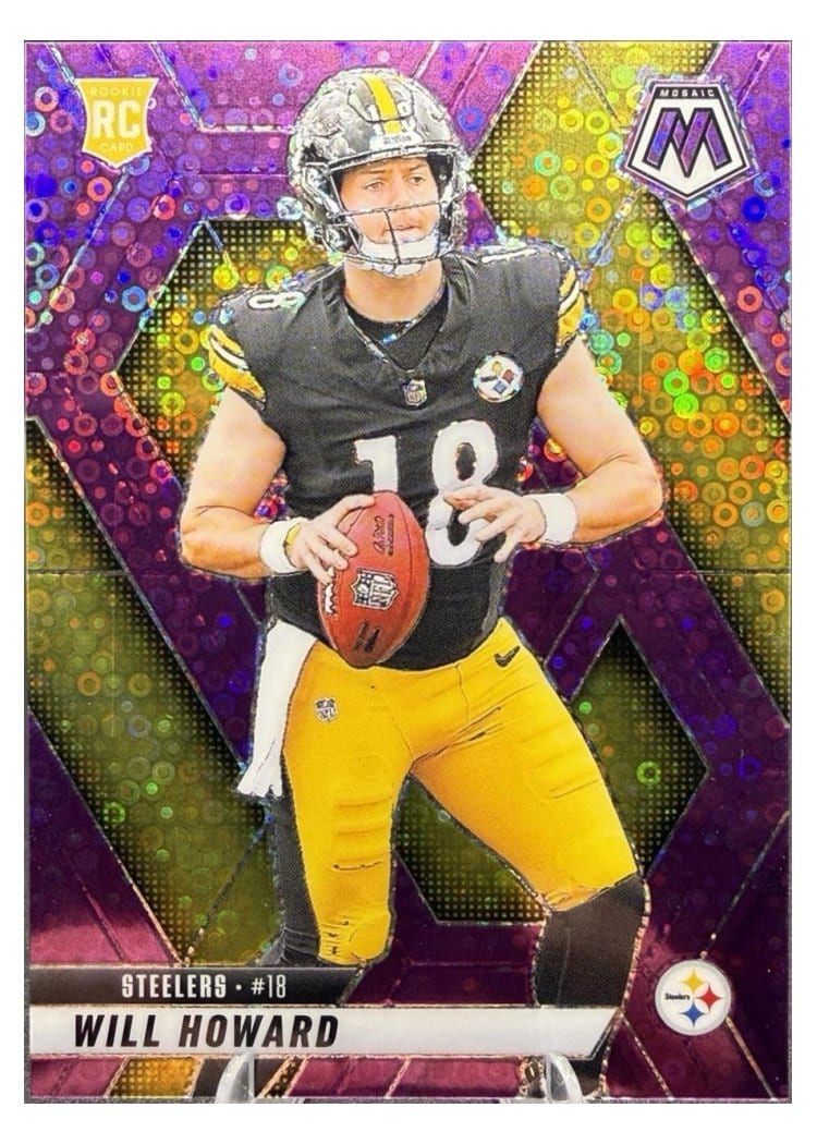2025 Panini Mosaic Base Set Will Howard #318 card