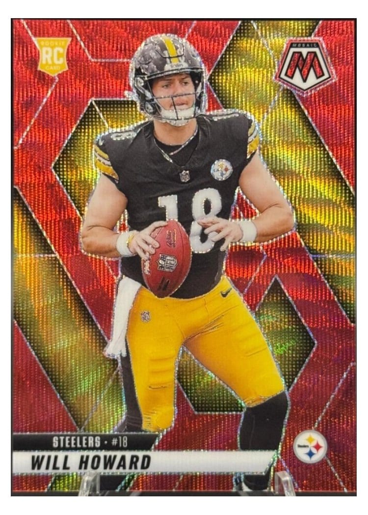 2025 Panini Mosaic Base Set Will Howard #318 card