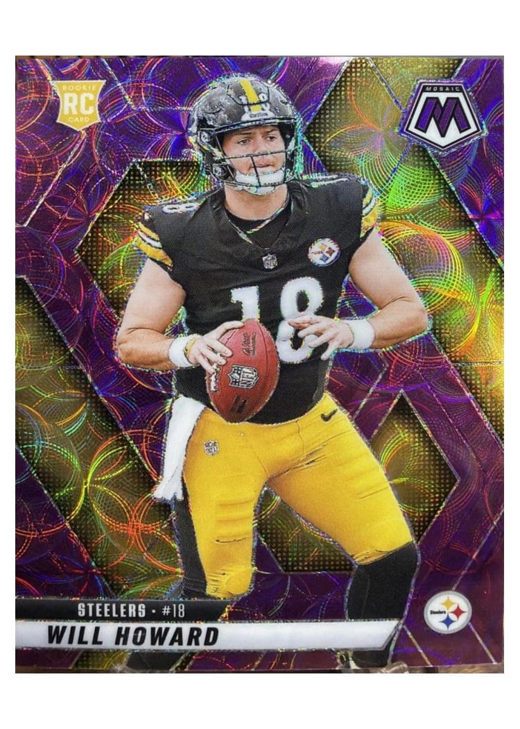 2025 Panini Mosaic Base Set Will Howard #318 card
