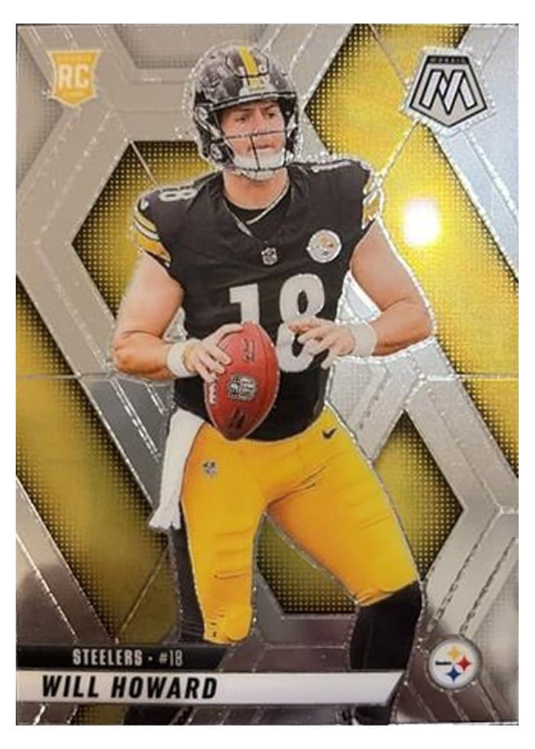 2025 Panini Mosaic Base Set Will Howard #318 card