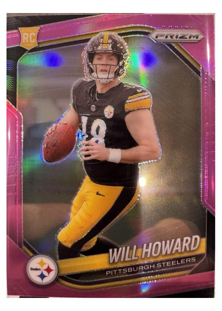 2025 Panini Prizm Base Set Will Howard #367 card