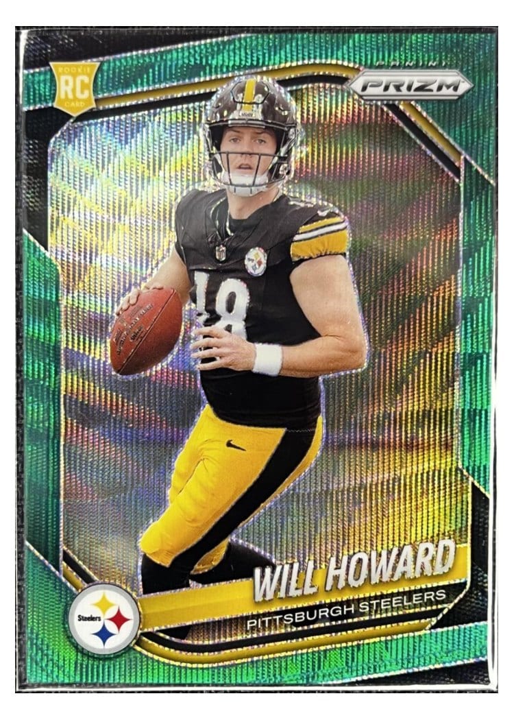 2025 Panini Prizm Base Set Will Howard #367 card