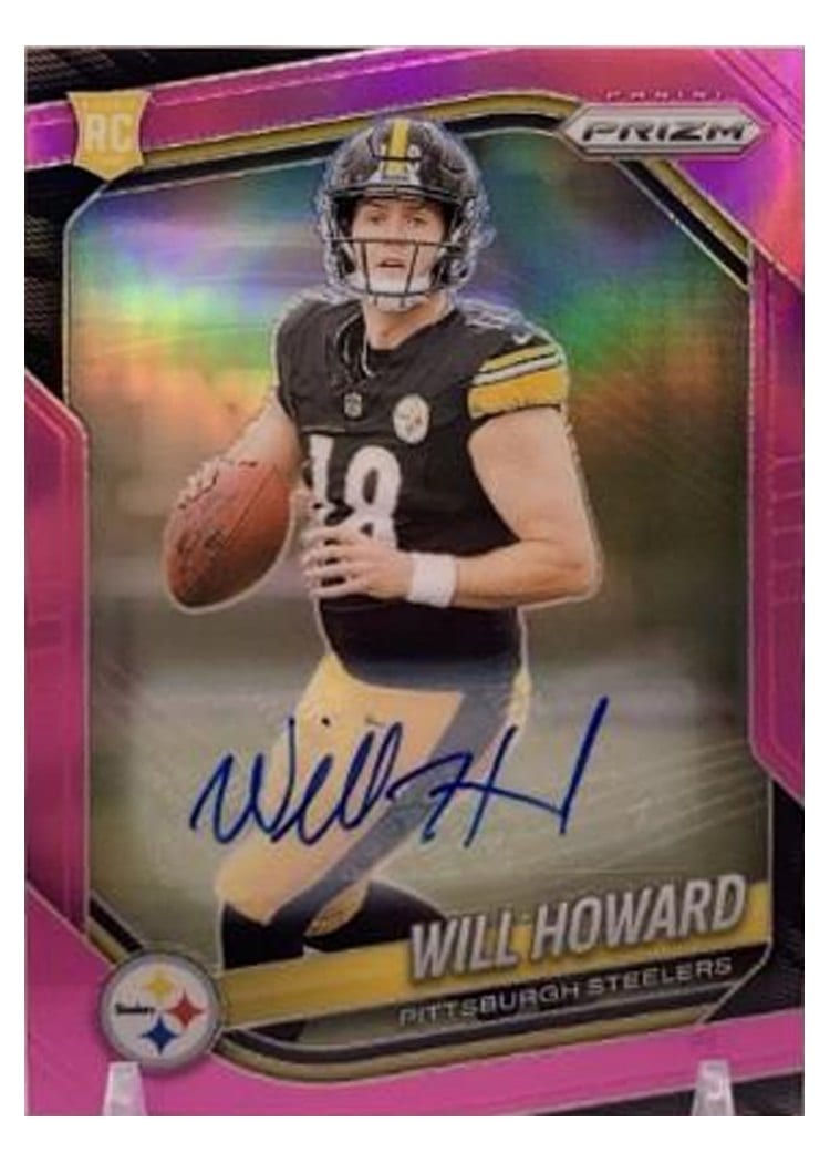 2025 Panini Prizm Base Set Will Howard #367 card