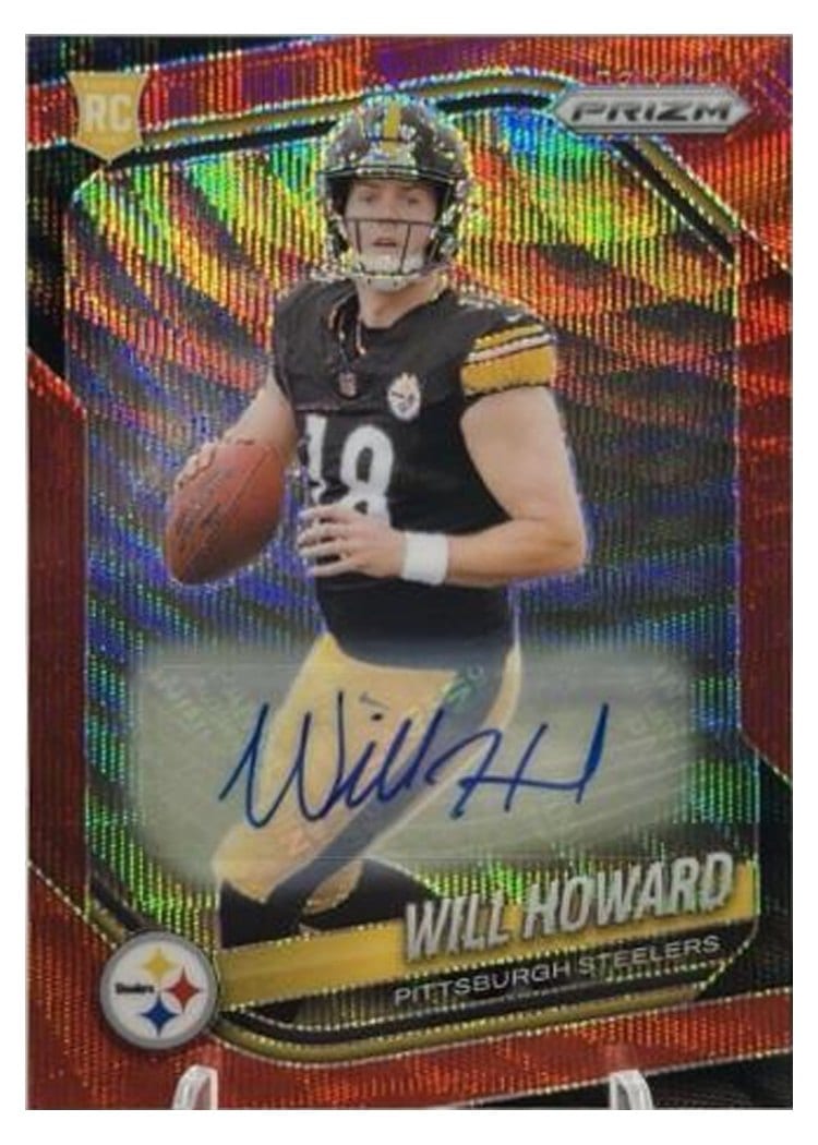 2025 Panini Prizm Base Set Will Howard #367 card
