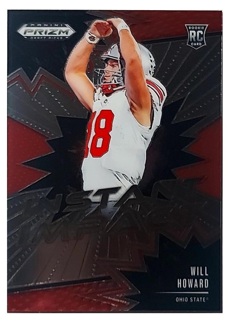 2025 Panini Prizm Draft Picks Instant Impact Will Howard #18 card