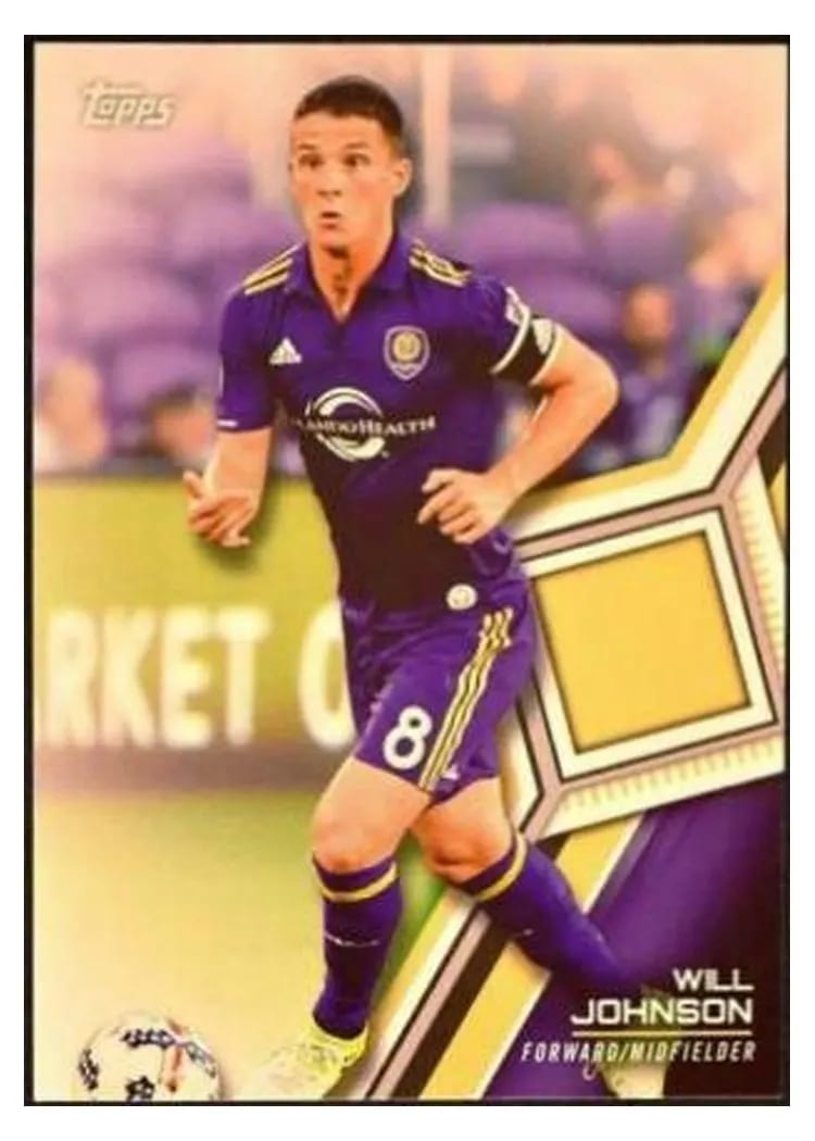 2018 Topps MLS Will Johnson #2 card