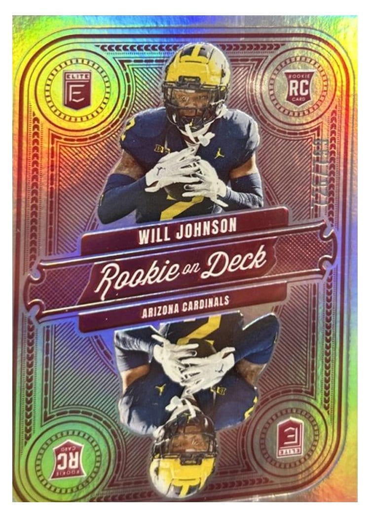 2025 Donruss Elite Rookie On Deck Will Johnson #18 card