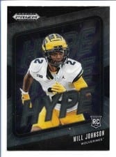 2025 Panini Prizm Draft Picks Hype Will Johnson #12 card
