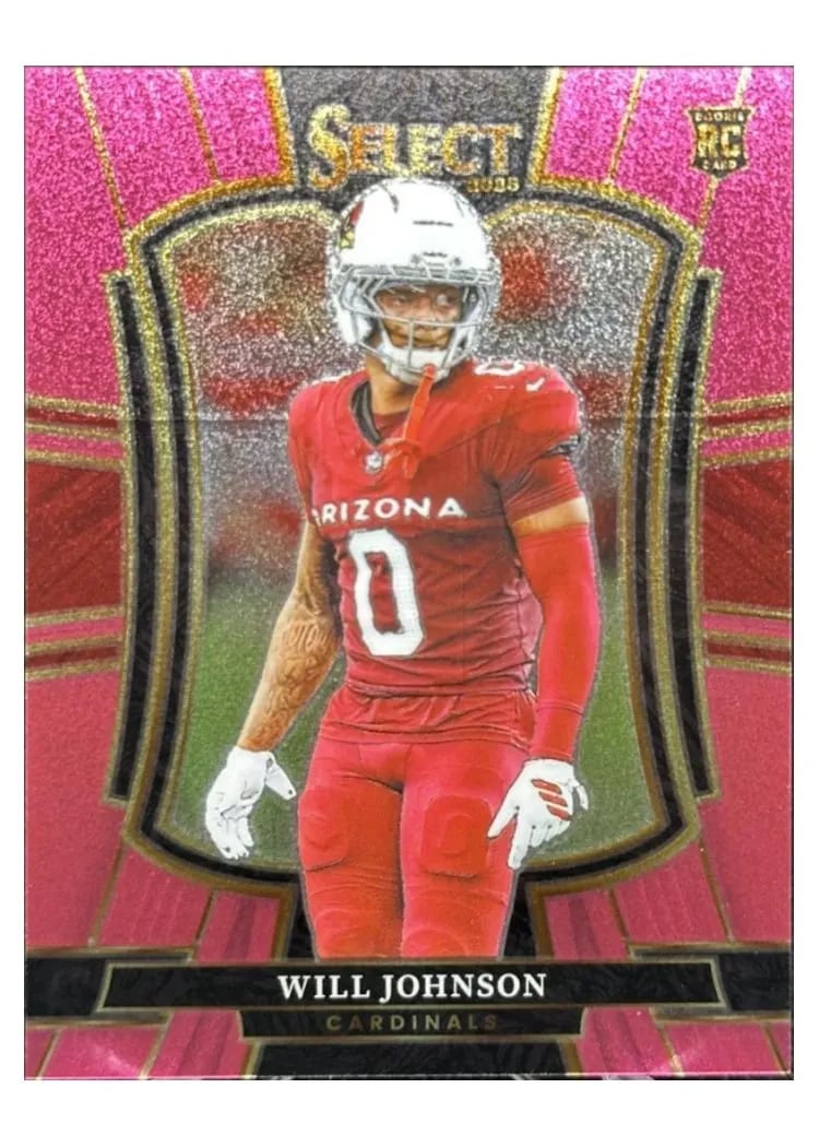 2025 Panini Select Base Set Will Johnson #122 card