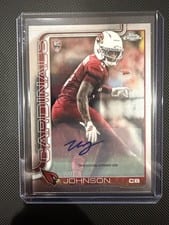 2025 Topps Chrome Retail Rookie Autographs Will Johnson #RRA-WJ card