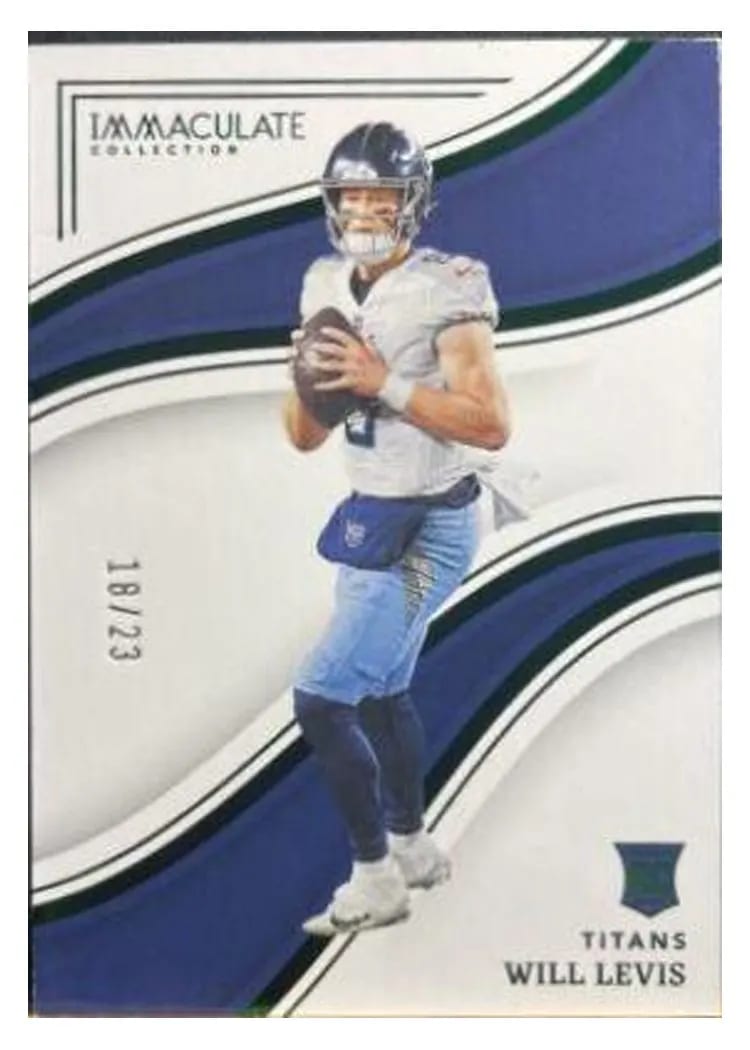 2023 Panini Immaculate Will Levis #30 card