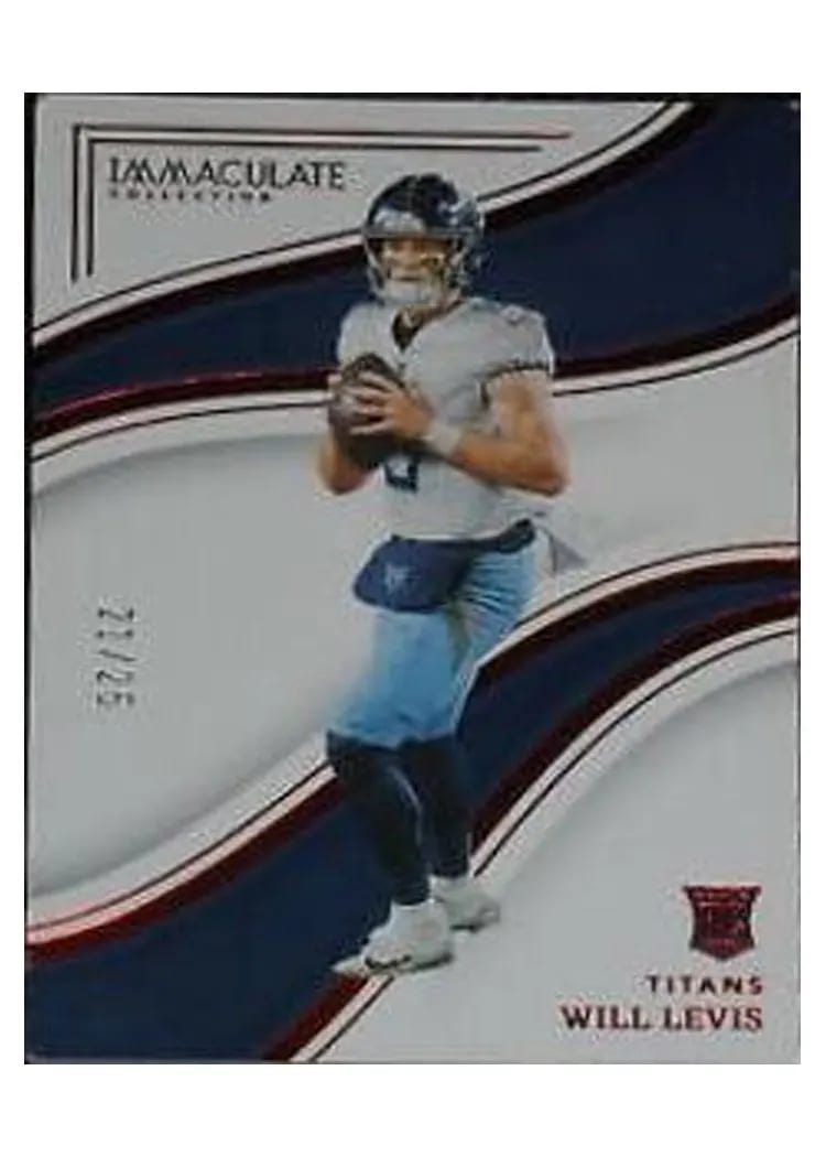 2023 Panini Immaculate Will Levis #30 card