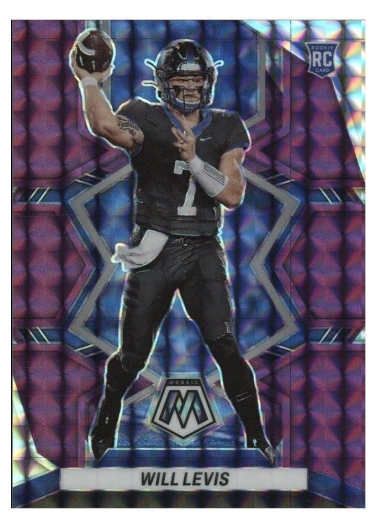2023 Panini Mosaic Base Set Will Levis #377 card