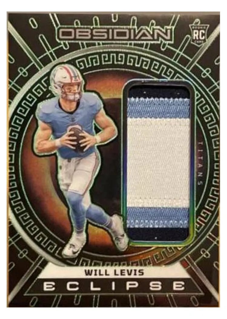 2023 Panini Obsidian Eclipse Will Levis #ECL-WLE card