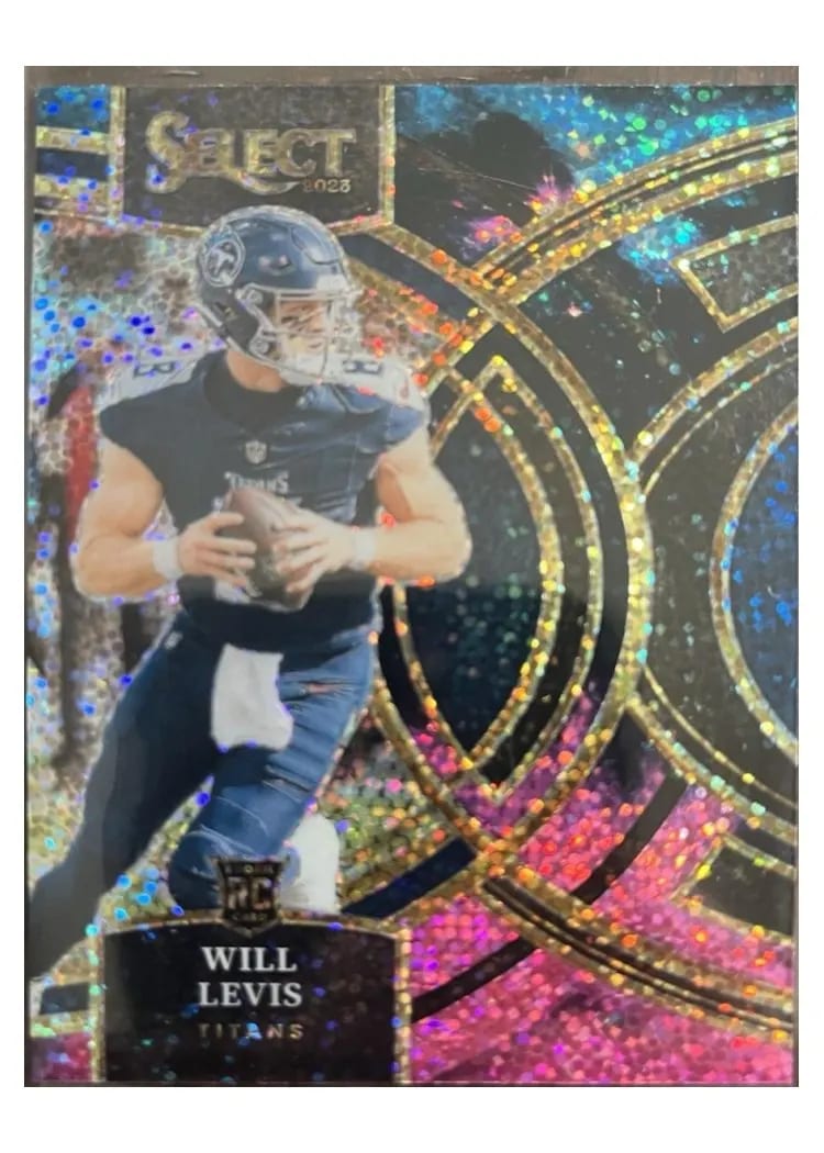 2023 Panini Select Base Set Will Levis Cosmic #148 card