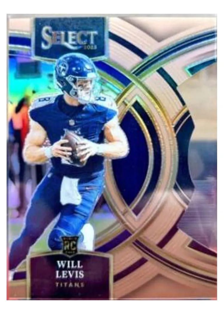 2023 Panini Select Base Set Will Levis Copper Prizm Die-Cut #148 card