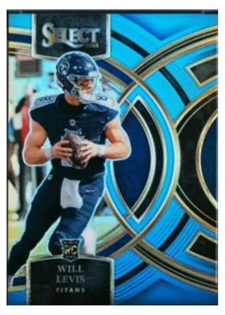 2023 Panini Select Base Set Will Levis Light Blue Prizm #148 card