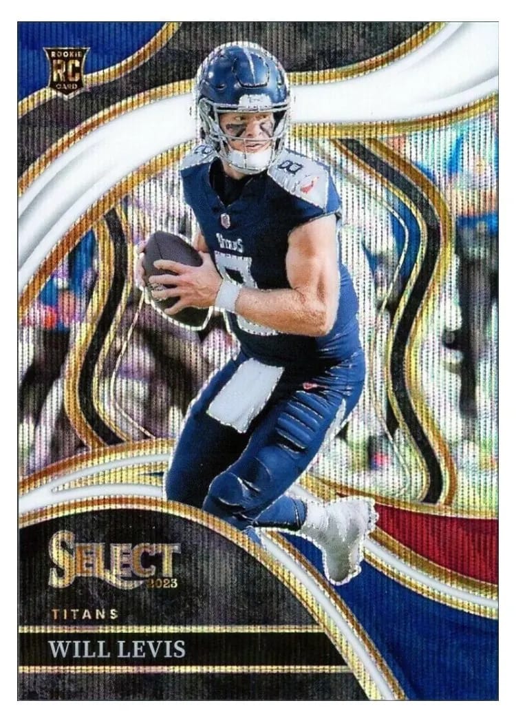 2023 Panini Select Base Set Will Levis Tri-Color Prizm #206 card