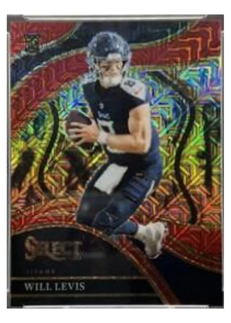 2023 Panini Select Base Set Will Levis Red Prizm #206 card