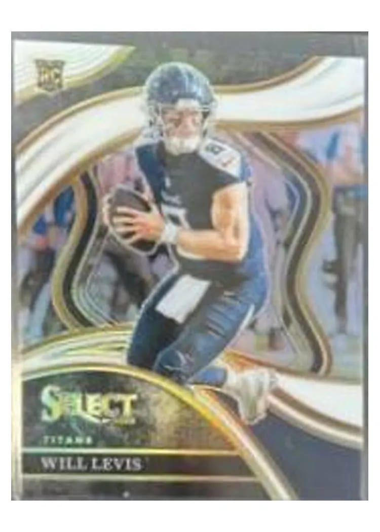 2023 Panini Select Base Set Will Levis White Prizm #206 card