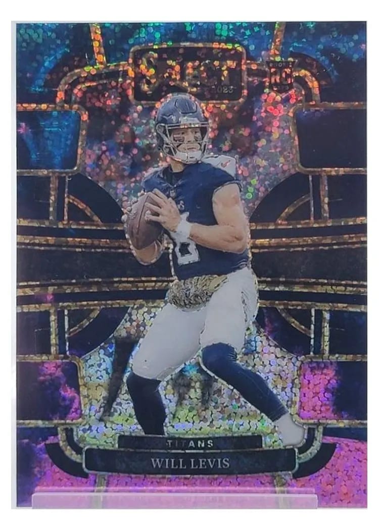 2023 Panini Select Base Set Will Levis Cosmic #96 card