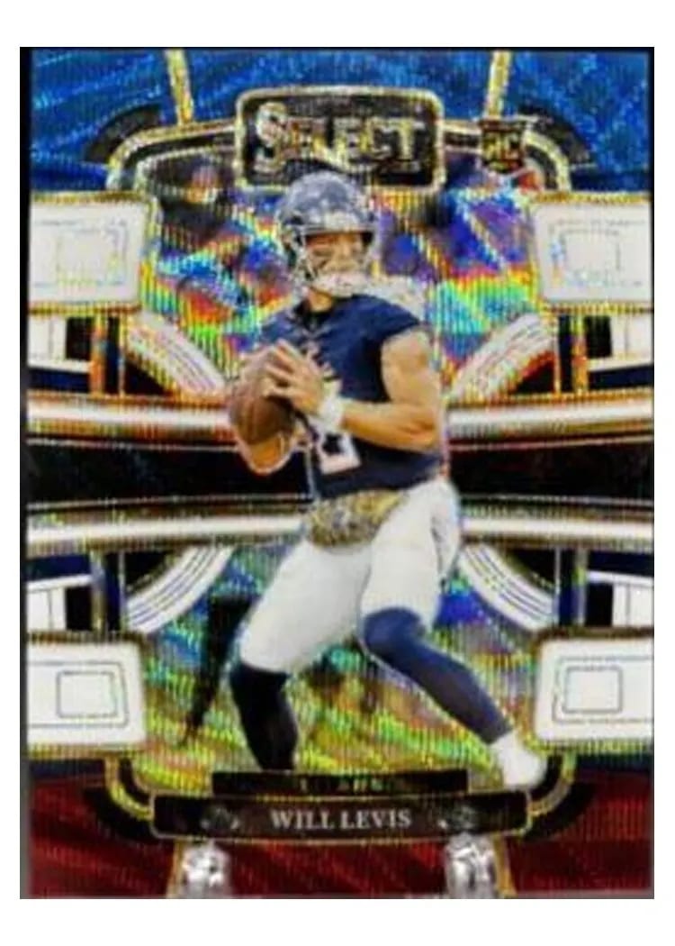 2023 Panini Select Base Set Will Levis Tri-Color Prizm #96 card