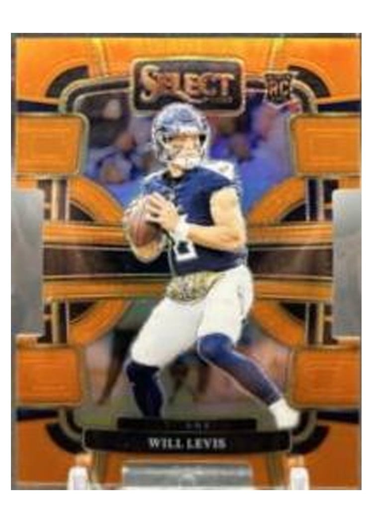 2023 Panini Select Base Set Will Levis #96 card