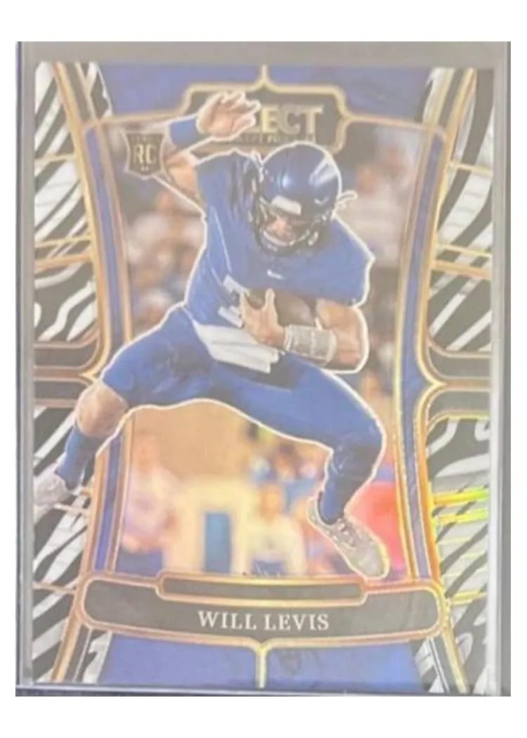 2023 Panini Select Draft Picks Base Set Will Levis #3 card