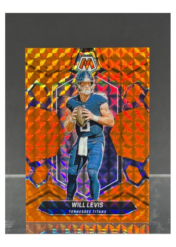 2024 Panini Mosaic Base Set Will Levis Orange #211 card