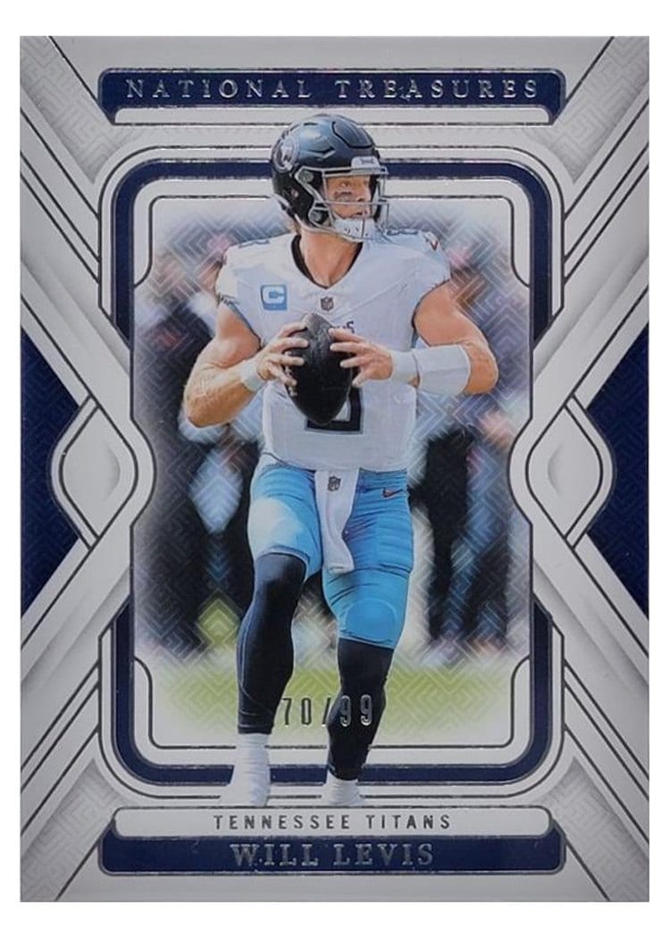 2024 Panini National Treasures Base Set Will Levis #95 card