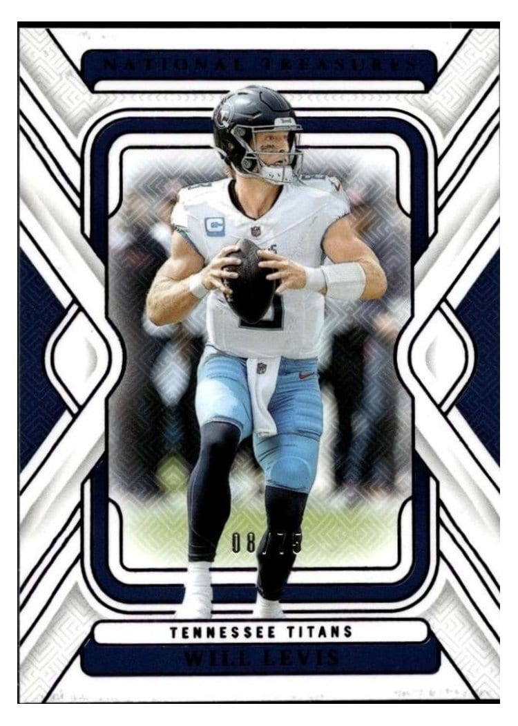 2024 Panini National Treasures Base Set Will Levis #95 card