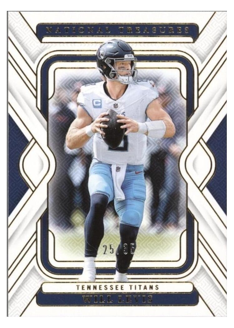 2024 Panini National Treasures Base Set Will Levis #95 card