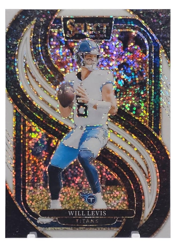 2024 Panini Select Base Set Will Levis White Sparkle Prizm #200 card