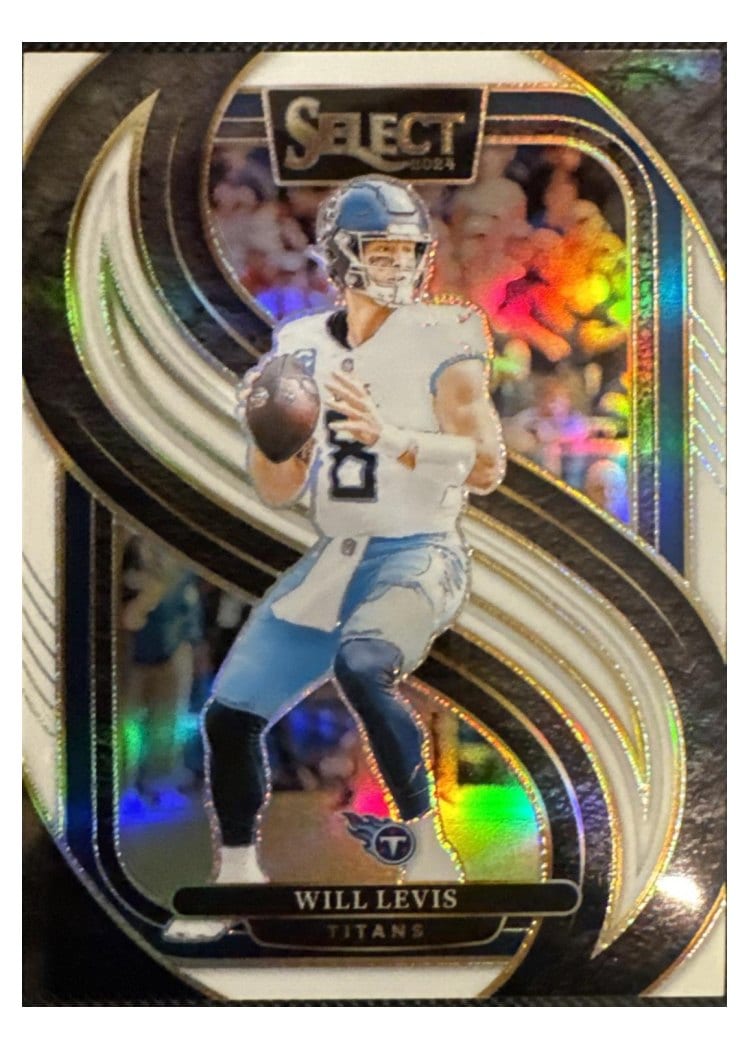 2024 Panini Select Base Set Will Levis White Prizm #200 card