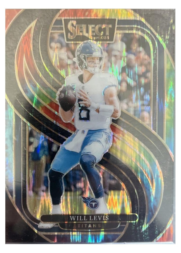 2024 Panini Select Base Set Will Levis Tie-Dye Prizm #200 card
