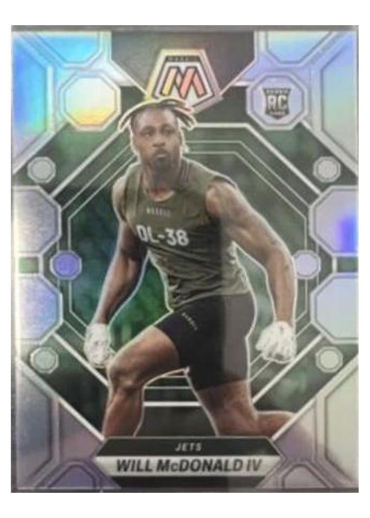 2023 Panini Mosaic Base Set Will McDonald IV Silver #378 card