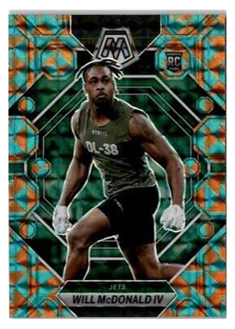 2023 Panini Mosaic Base Set Will McDonald IV Tessellation #378 card