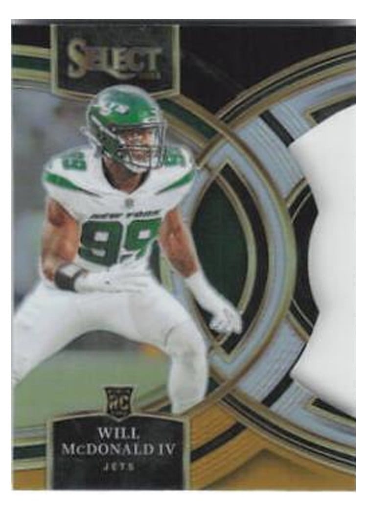 2023 Panini Select Base Set Will McDonald IV Black Gold Prizm Die-Cut #192 card