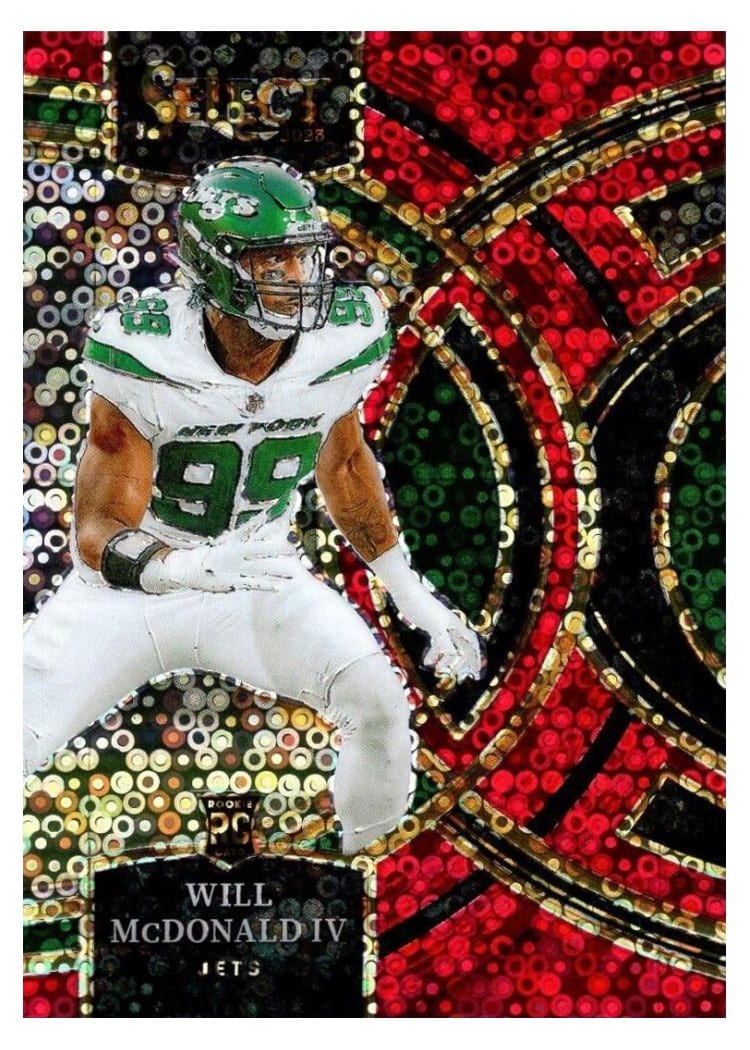 2023 Panini Select Base Set Will McDonald IV Disco Red Prizm #192 card