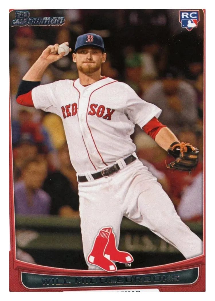 2012 Bowman Will Middlebrooks #40 card