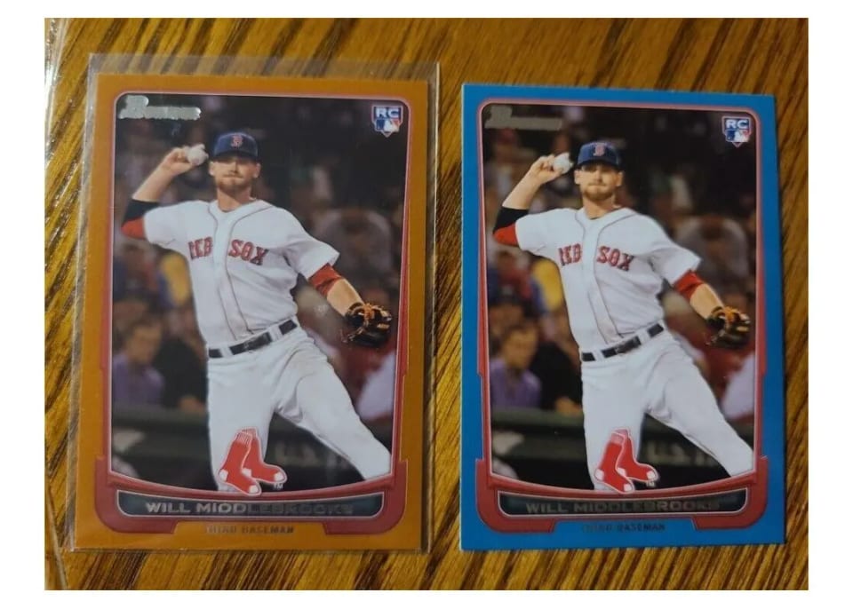 2012 Bowman Will Middlebrooks #40 card