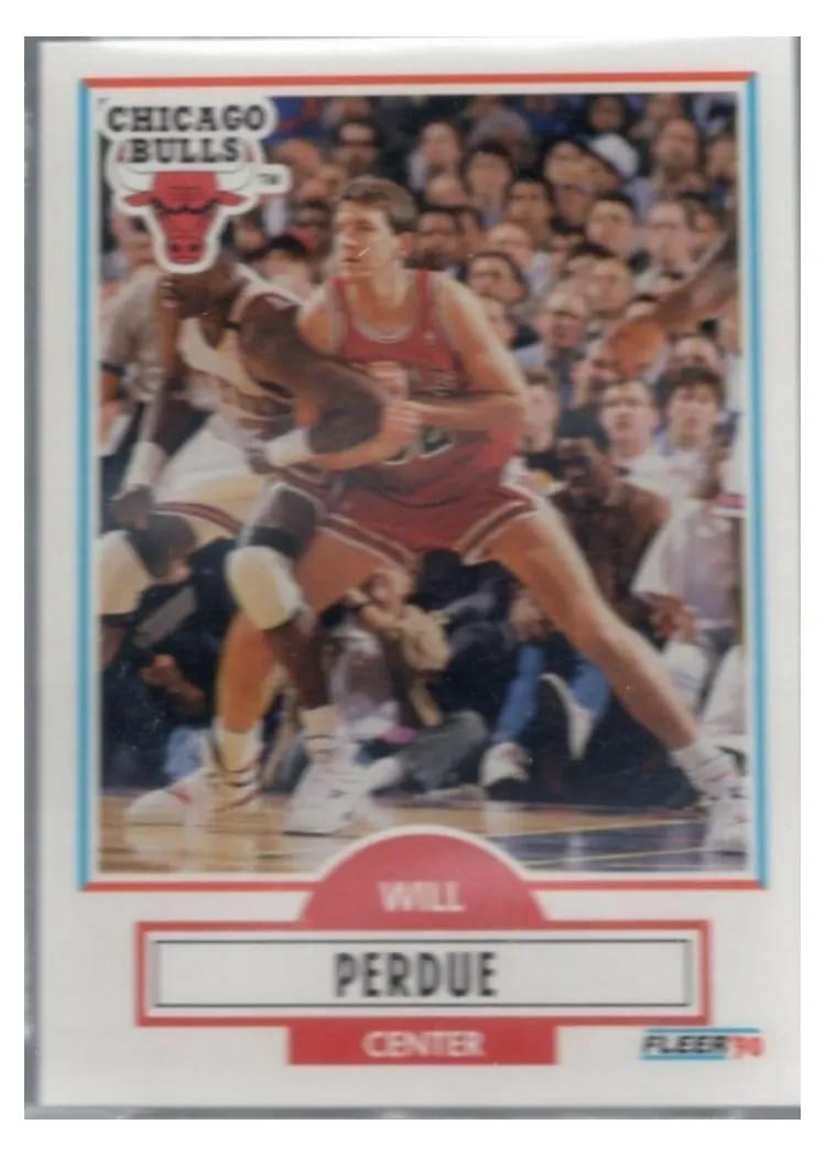1990 Fleer Will Perdue #29 card