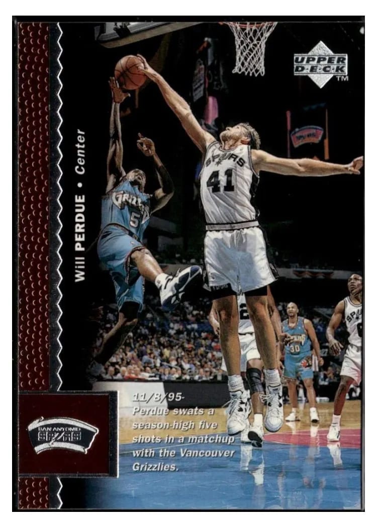 1996 Upper Deck Will Perdue #111 card