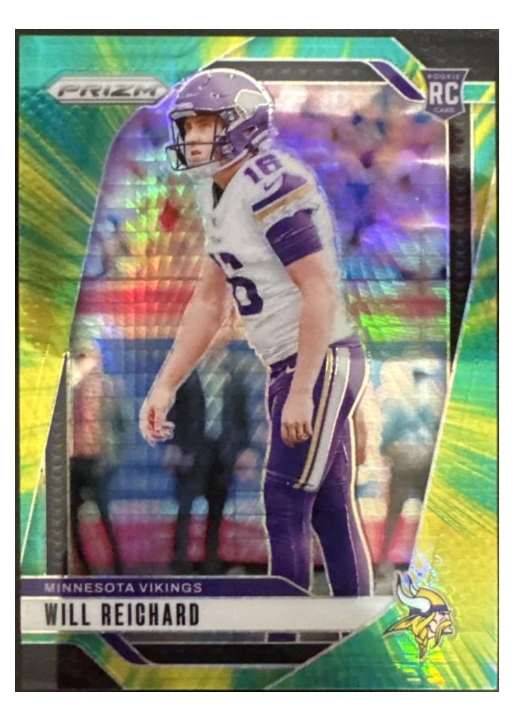 2024 Panini Prizm Base Set Will Reichard #396 card