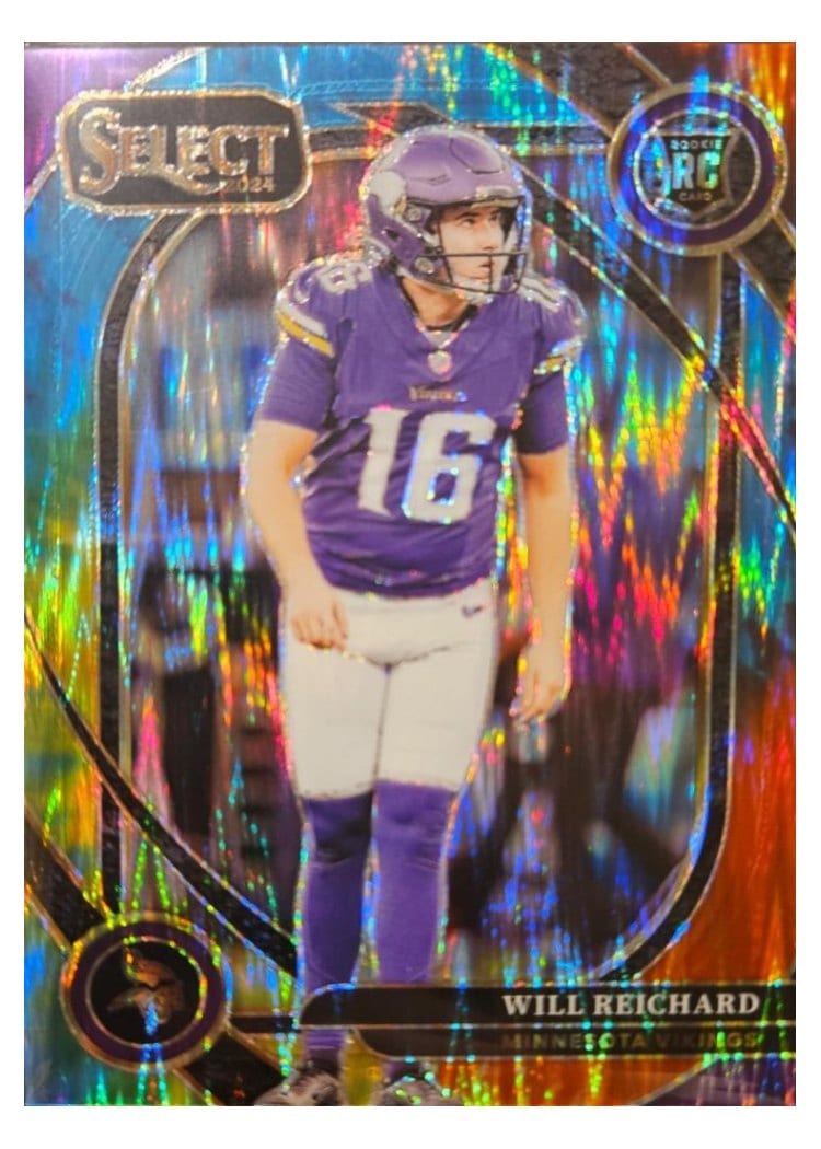 2024 Panini Select Base Set Will Reichard #300 card