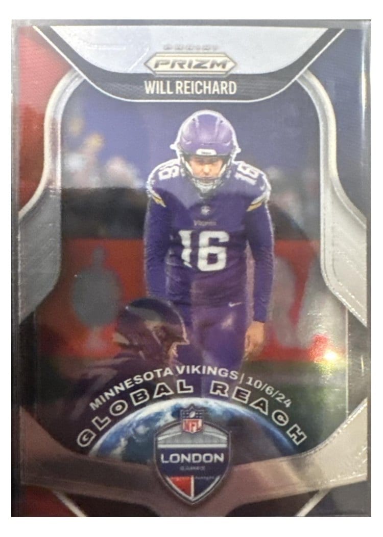 2025 Panini Prizm Global Reach Will Reichard #4 card