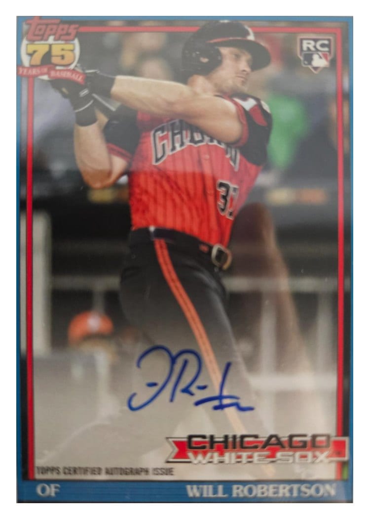 2026 Topps 1991 Topps Autographs Will Robertson #91A-ROB card