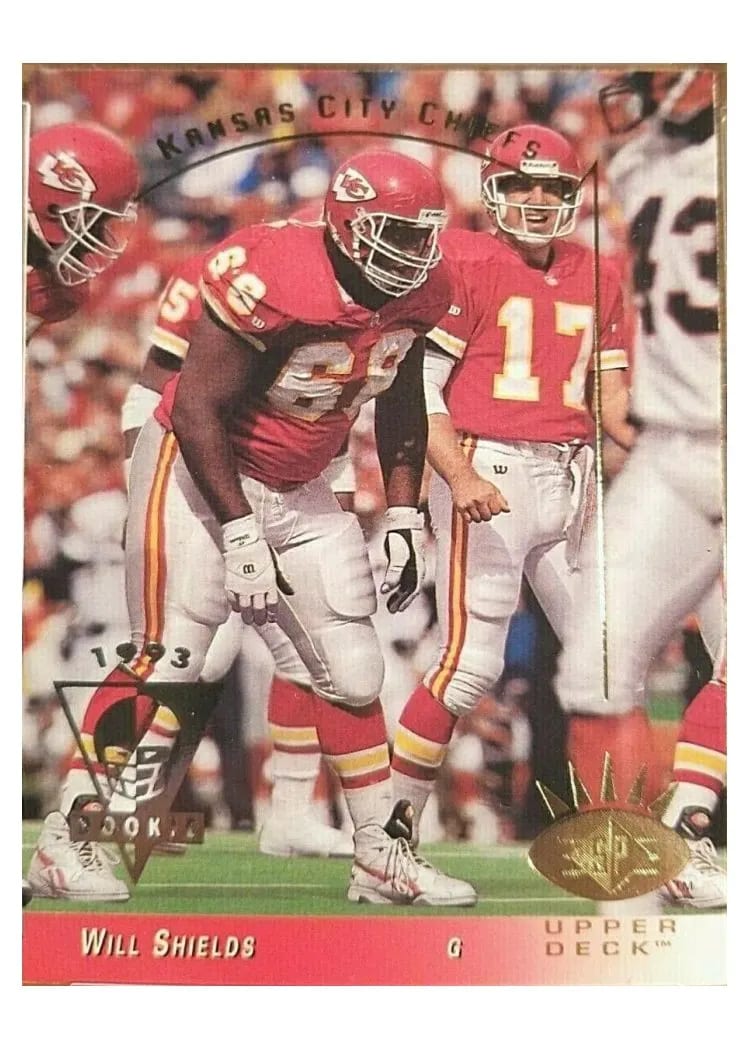 1993 SP Will Shields #123 card