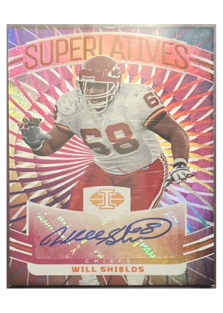 2024 Panini Illusions Superlatives Autographs Will Shields #20 card