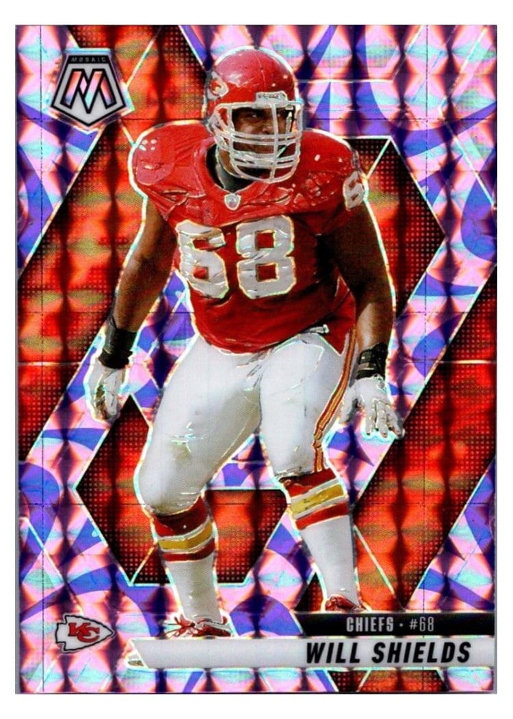 2025 Panini Mosaic Base Set Will Shields Reactive Purple #237 card
